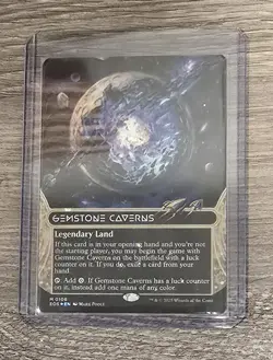 MTG Gemstone Caverns 0106 Borderless Galaxy Foil Edge of Eternities - Image 1