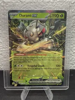 Pokemon TCG Durant ex Surging Sparks 004/191 Double Rare NM - Image 4