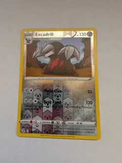 EXCADRILL 183/264 FUSION STRIKE POKEMON (REVERSE HOLO, NM) - Image 1