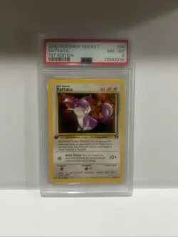 2000 POKEMON ROCKET 66 RATTATA 1ST EDITION PSA 8 - Image 1