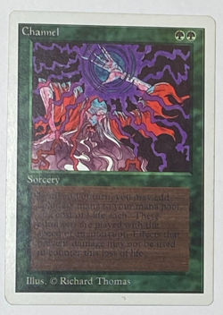 MTG - 1x Channel - Unlimited Edition - Light Play (Binder Mark) - LP - Magic SG7 - Image 1