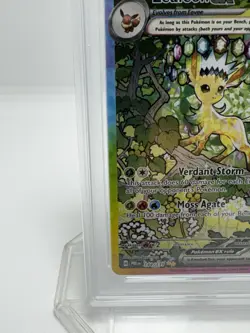 2025 POKEMON PRE EN-PRISMATIC EVOLUTIONS SIR #144 LEAFEON EX PSA 10 - Image 2