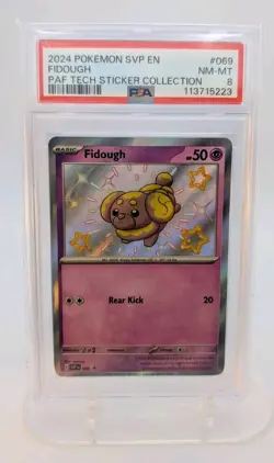 PSA 8 FIDOUGH PSA 8 - #069 - POP 5- 2024 POKEMON SVP EN-SV BLACK STAR PROMO - Image 1