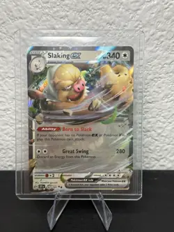 Pokemon TCG Slaking ex 147/191 Sv08: Surging Sparks Double Rare Holo NM - Image 1