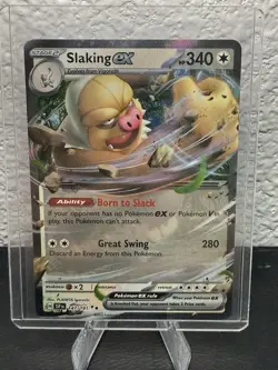 Pokemon TCG Slaking ex 147/191 Sv08: Surging Sparks Double Rare Holo NM - Image 4