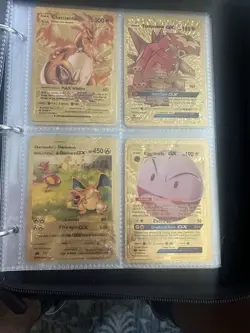 Pokemon Binder with 36 Gold Foil Fan art Pokemon Cards - Image 3