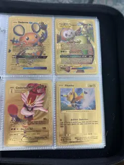 Pokemon Binder with 36 Gold Foil Fan art Pokemon Cards - Image 4