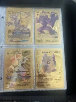 Pokemon Binder with 36 Gold Foil Fan art Pokemon Cards - Image 5