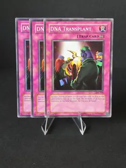 x3 Playset DNA Transplant - IOC-108 - Unlimited - YuGiOh Trap NM - Image 1