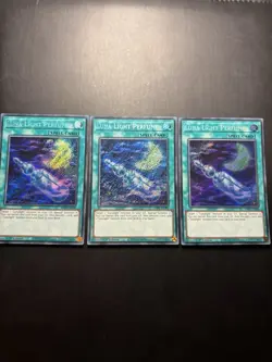 Yugioh! Playset - 3x Luna Light Perfume Secret Rare - RA04-EN090 1st Edition- EN - Image 1