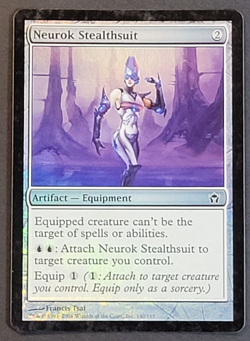 MTG - 1x Neurok Stealthsuit - Fifth Dawn - LP - Foil - Magic the Gathering, 2004 - Image 1
