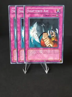 Yugioh Trap x3 Playset Shattered Axe EOJ-EN059 Regular Common NM - Image 1