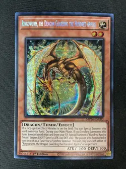 Yugioh MP24-EN080 Ringowurm, the Dragon Guarding the Hundred Apples Prismatic LP - Image 1