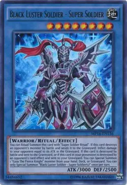 Yugioh! MP Black Luster Soldier - Super Soldier - MP16-EN136 - Ultra Rare - Unli - Image 1