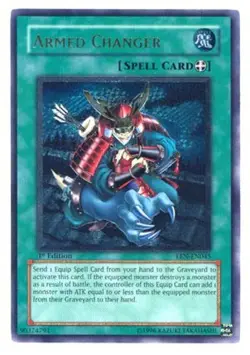 Yugioh! MP Armed Changer - EEN-EN045 - Ultimate Rare - Unlimited Edition Moderat - Image 1
