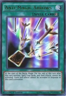 Yugioh! MP Anti-Magic Arrows - DPBC-EN004 - Ultra Rare - 1st Edition Moderately - Image 1