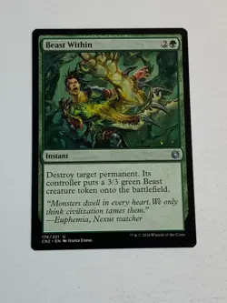 MTG - 1x Beast Within - Conspiracy: Take the Crown - NM Magic the Gathering #174 - Image 2