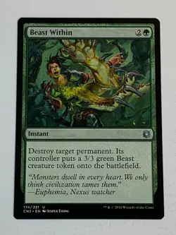 MTG - 1x Beast Within - Conspiracy: Take the Crown - NM Magic the Gathering #174 - Image 4
