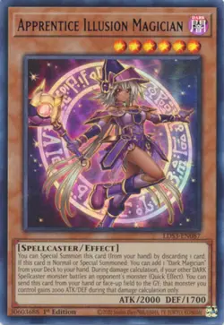 Yugioh! MP Apprentice Illusion Magician (Blue) - LDS3-EN087 - Ultra Rare - 1st E - Image 1