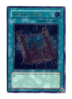 Yugioh! MP Ancient Rules - STON-EN037 - Ultimate Rare - 1st Edition Moderately P - Image 1