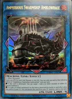 Yugioh! MP Amphibious Swarmship Amblowhale - DANE-ENSP1 - Ultra Rare - Limited E - Image 1