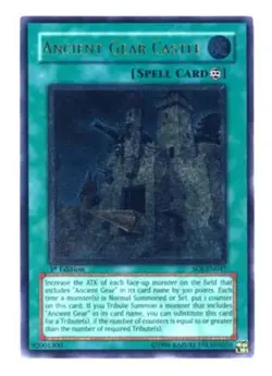 Yugioh! MP Ancient Gear Castle - SOI-EN047 - Ultimate Rare - 1st Edition Moderat - Image 1