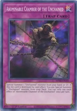 Yugioh! MP Abominable Chamber of the Unchained - MP20-EN192 - Common - 1st Editi - Image 1