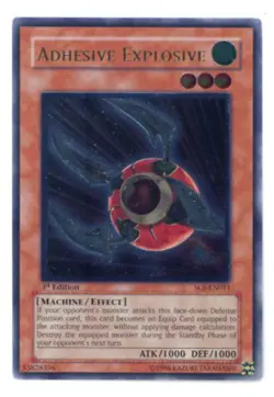 Yugioh! MP Adhesive Explosive - SOI-EN011 - Ultimate Rare - Unlimited Edition Mo - Image 1