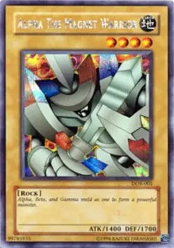 Yugioh! MP Alpha the Magnet Warrior - DOR-001 - Secret Rare - Unlimited Edition - Image 1