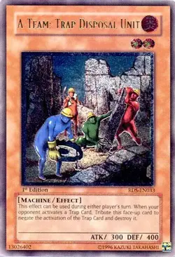 Yugioh! MP A-Team: Trap Disposal Unit - RDS-EN033 - Ultimate Rare - Unlimited Ed - Image 1