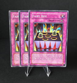Yugioh Trap x3 Playset Fairy Box Common Mixed Set DB1-EN227 LON-024 LP - Image 1