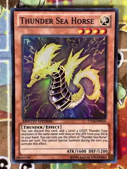 Yugioh Thunder Sea Horse CT10-EN016 Single - Image 1
