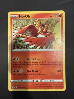 Pokemon Celebrations 25th Anniversary Ho-Oh Holo Rare Card 01/25 - Image 1
