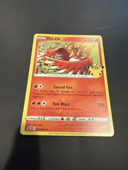 Pokemon Celebrations 25th Anniversary Ho-Oh Holo Rare Card 01/25 - Image 3