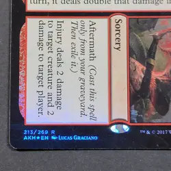 MTG - 1x Insult Injury - NM - Pre-Release Foil - Amonkhet - Magic The Gathering - Image 3