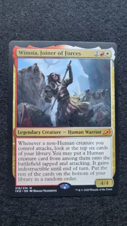 Winota, Joiner of Forces Ikoria: Lair of Behemoths Regular MTG Card - Image 1