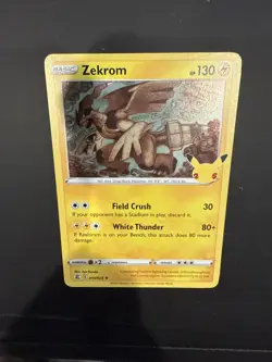 Pokemon TCG Zekrom Holo Rare Card 10/25 Celebrations Series - Image 5