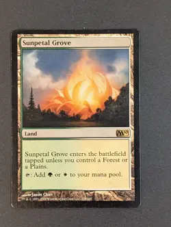 MTG - 1x Sunpetal Grove - Core Set 2010 - NM/LP - Rare - Magic the Gathering - Image 1