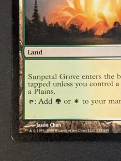 MTG - 1x Sunpetal Grove - Core Set 2010 - NM/LP - Rare - Magic the Gathering - Image 3