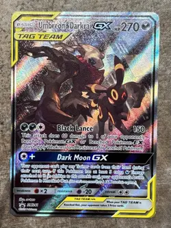 Pokemon TCG - Umbreon & Darkrai GX SM241 Sun & Moon Promo Card - Image 1