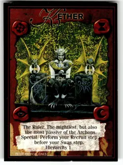 1995 Kult Reality is a Lie! Trading card game - Kether - Image 1