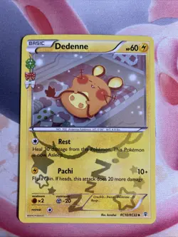 Pokemon TCG Dedenne Generations Radiant Collection Card RC10/RC32 Holo LP - Image 1