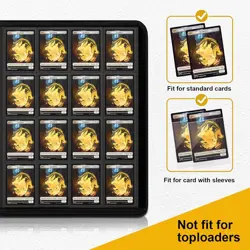 1024 POCKET TRADING CARD BINDER COMPATIBLE WITH POKEMON TCG MTG, BASEBALL CARDS - Image 3