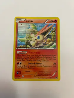 Pokemon TCG Victini 23/113 Legendary Treasures Holo Card - Image 1