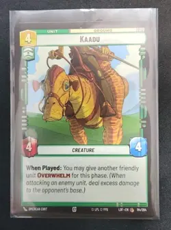 Kaadu 114/264 Star Wars Unlimited TCG Card LOF Near Mint NM - Image 1