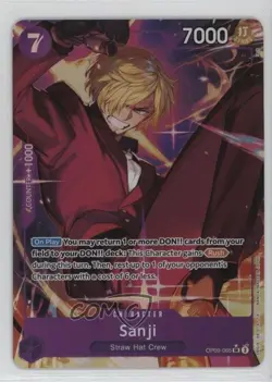 2024 One Piece Card Game: Emperors in the New World OP09 SR (Alt Art) Sanji - Image 1
