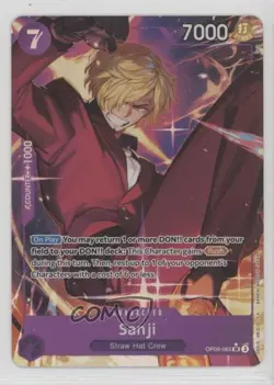 2024 One Piece Card Game: Emperors in the New World OP09 SR (Alt Art) Sanji - Image 1