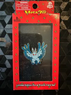 MetaZoo Pin Club 1st Edition Limited Edition Mothman Pin + Promo Card New - Image 1