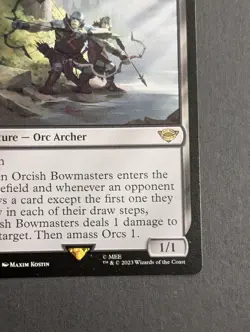MTG - 1x Orcish Bowmasters - NM Pack Fresh - LOTR: Tales of Middle Earth LTR 103 - Image 5