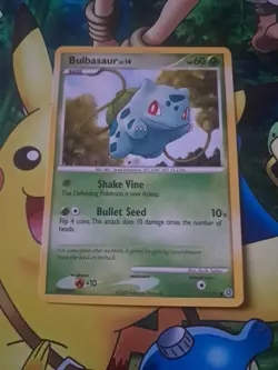 Pokemon TCG Bulbasaur Secret Wonders 77/132 Regular Common Card - Image 1